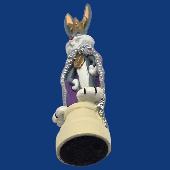 Rare Looney Tunes 1989 Warner Bros Saratoga Mint VTG Bugs Bunny King Chess Piece - Picture 6 of 11
